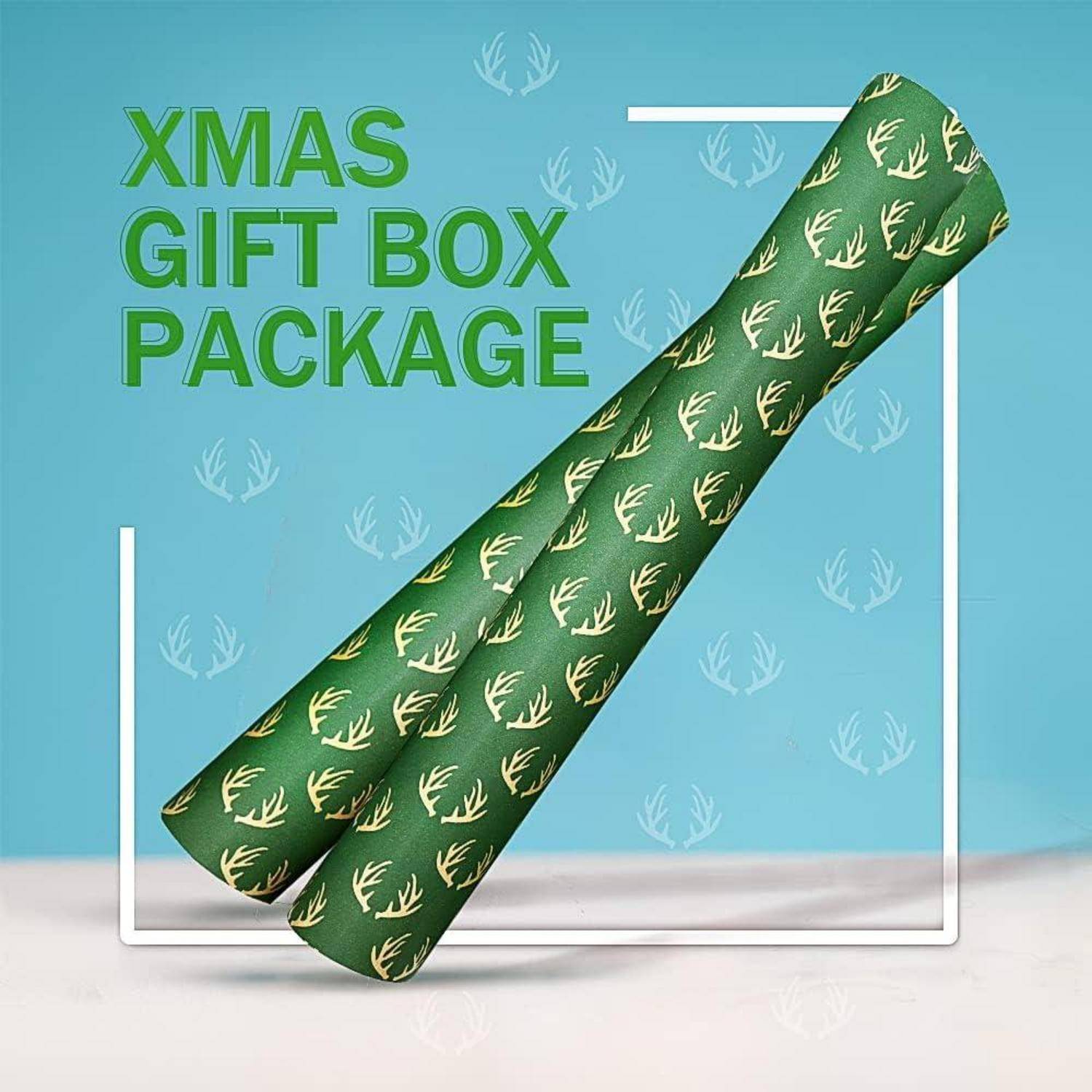Weihnachtsgeschenkpapier Kraftpapier 43cm x 15M Multicolor3