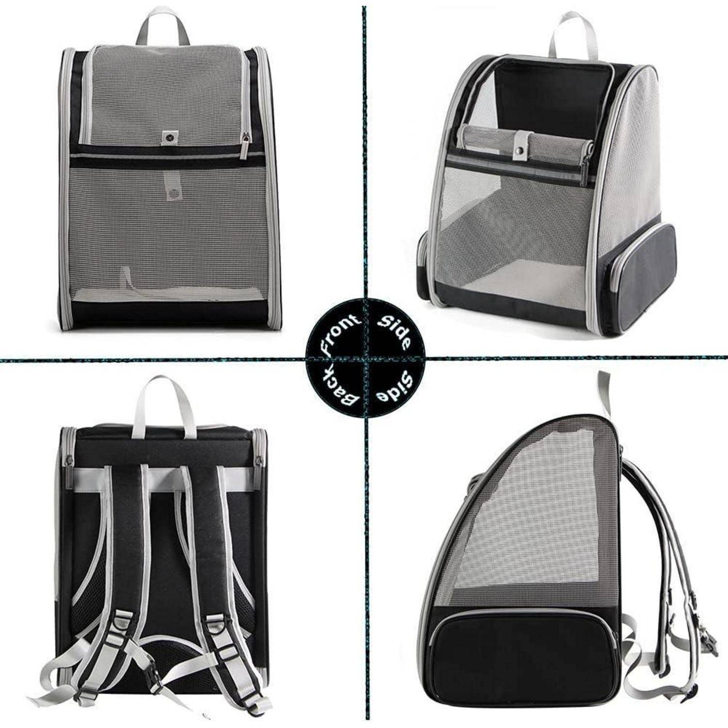 Katzenrucksack Belüftung Fluggesellschaften Reisen Black Paisley