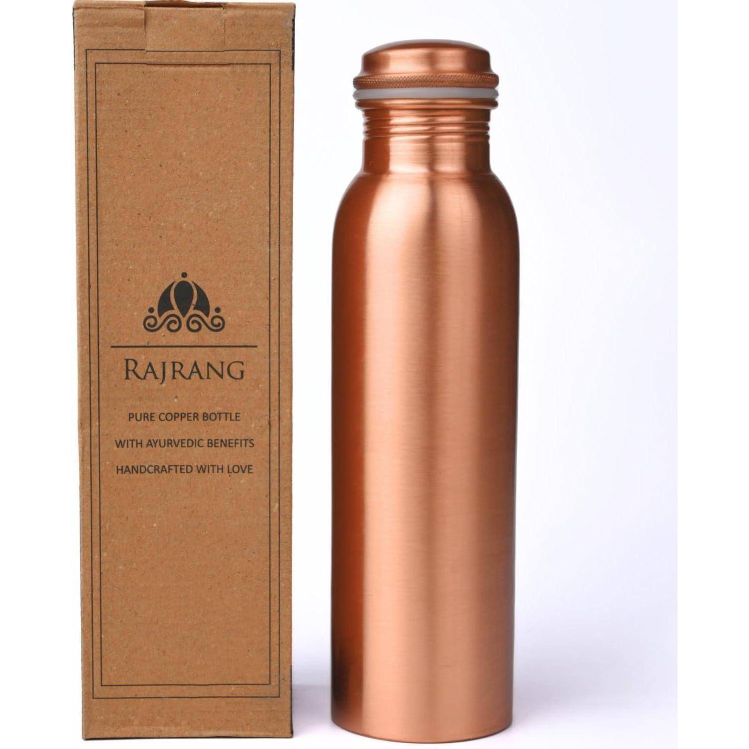 Kupfer-Wasserflasche 34 oz Ayurveda Gesundheitskrug Sport Yoga