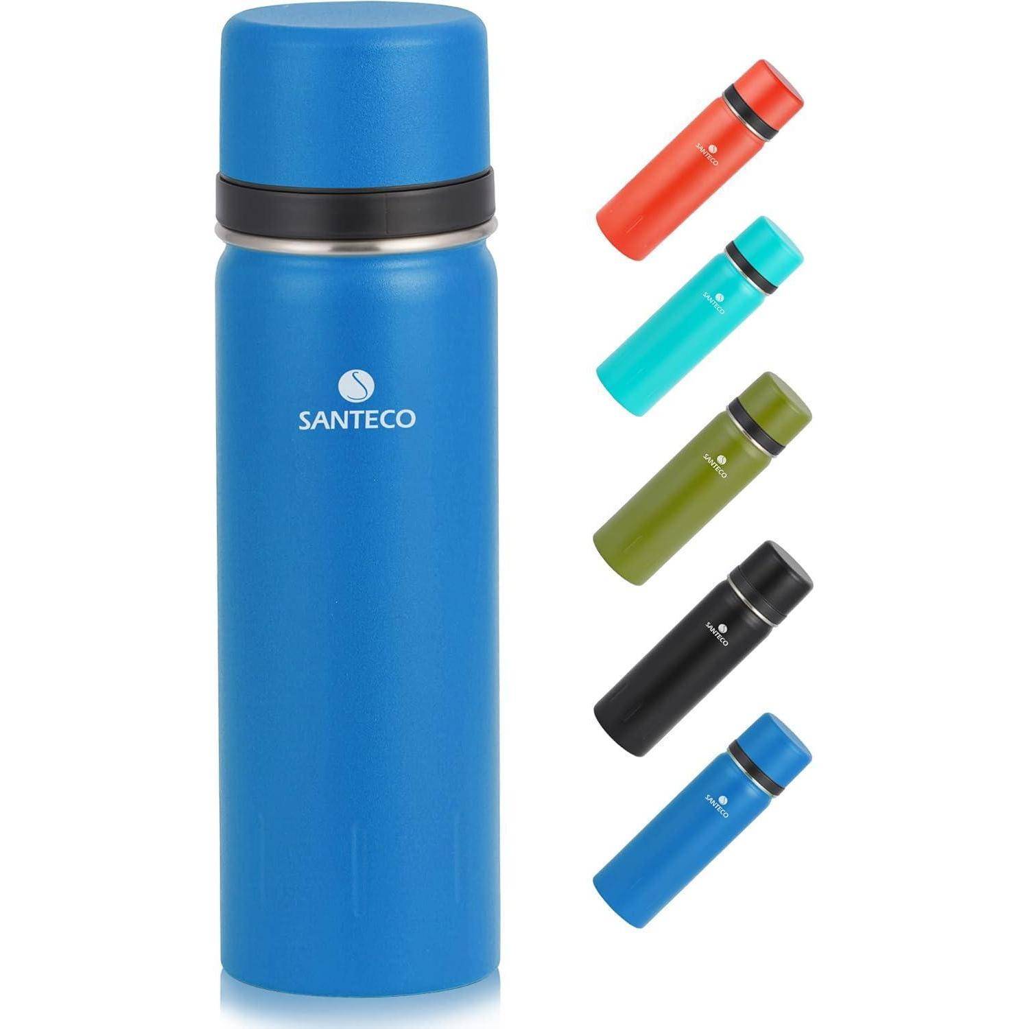 Thermoskanne 1l Edelstahl Auslaufsicher Trinkflasche Trinkbecher