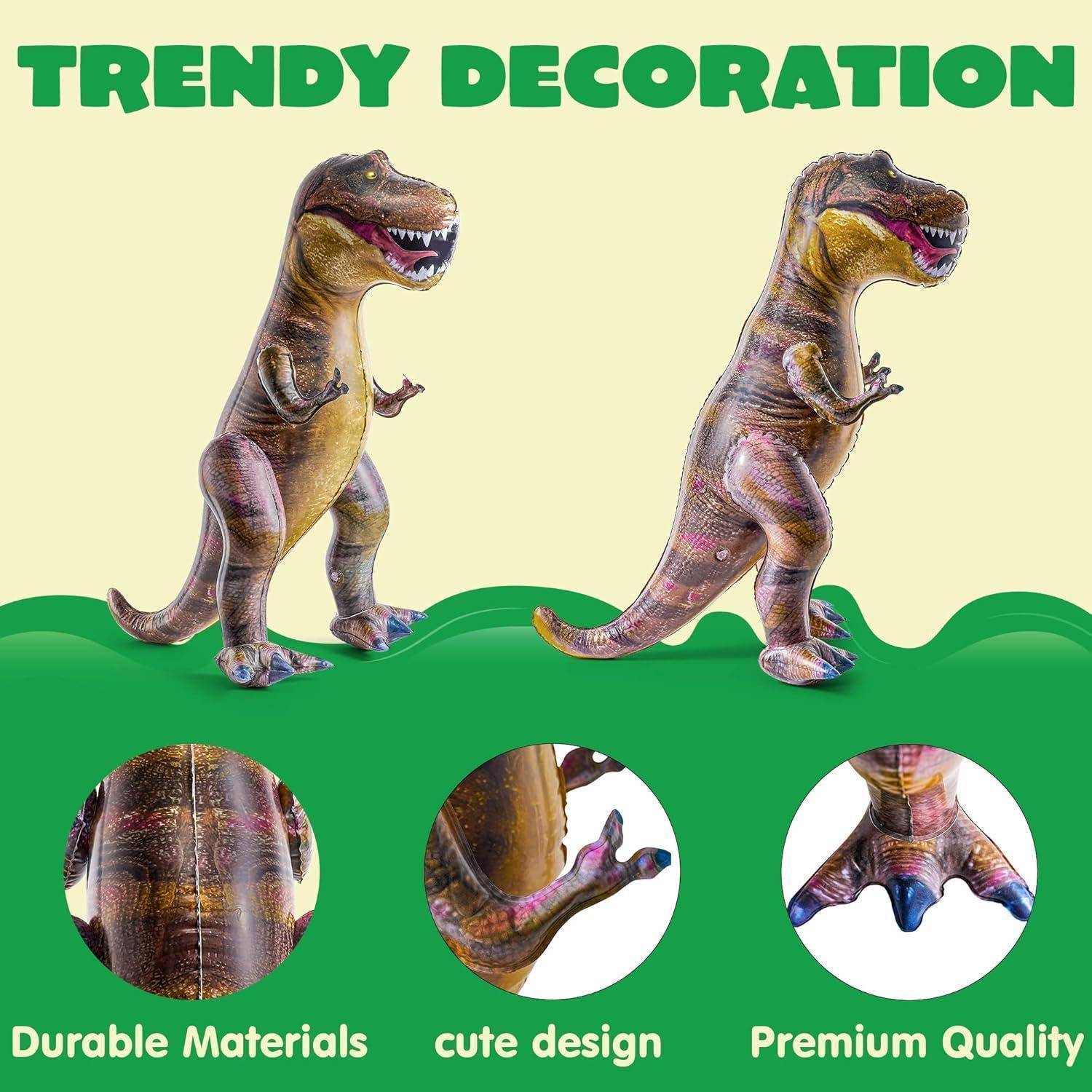 Aufblasbarer Dinosaurier T-Rex 76,2cm Braun für Pool Party