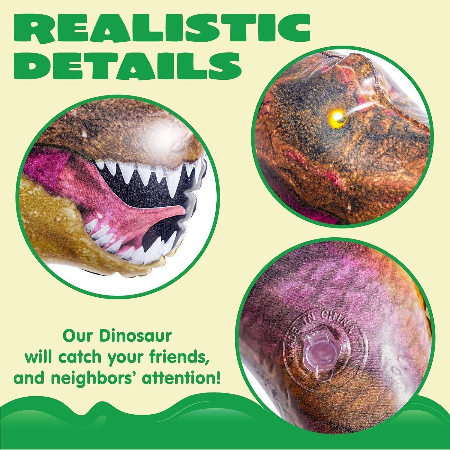 Aufblasbarer Dinosaurier T-Rex 76,2cm Braun für Pool Party