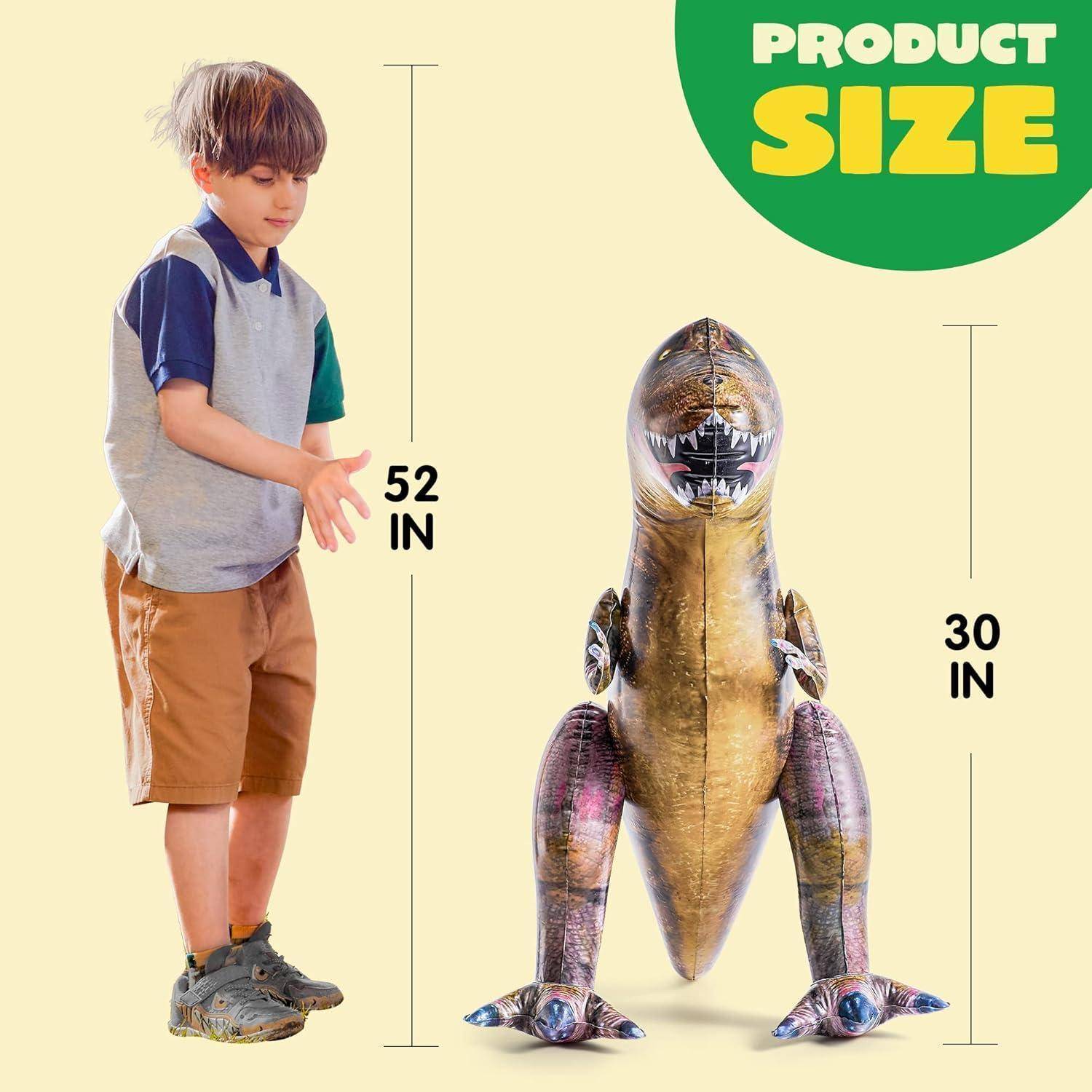 Aufblasbarer Dinosaurier T-Rex 76,2cm Braun für Pool Party