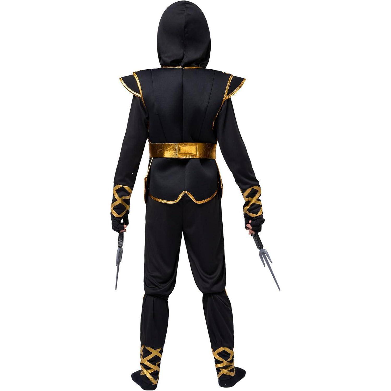 Halloween Golden Ninja Fighter Kostüm Kinder Kleinkinder Jungen