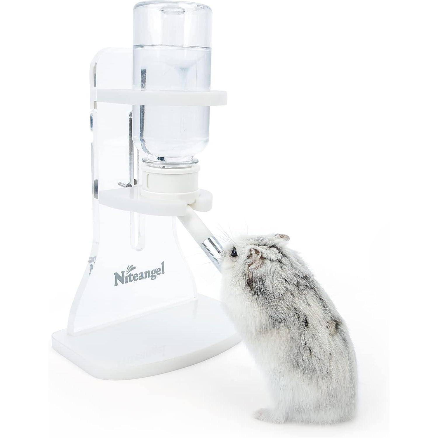 Wasserflasche mit Ständer für Zwerghamster Mäuse Ratte 120ml