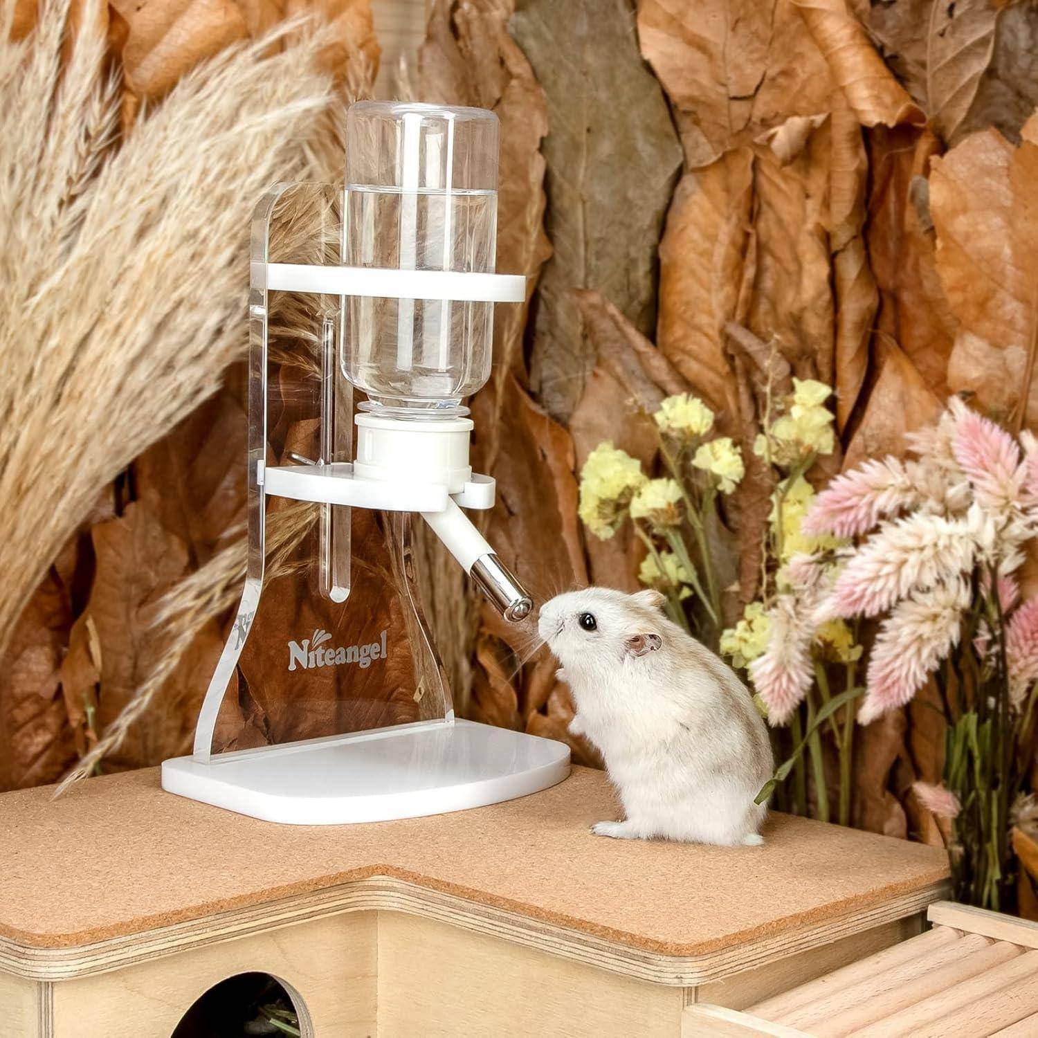 Wasserflasche mit Ständer für Zwerghamster Mäuse Ratte 120ml