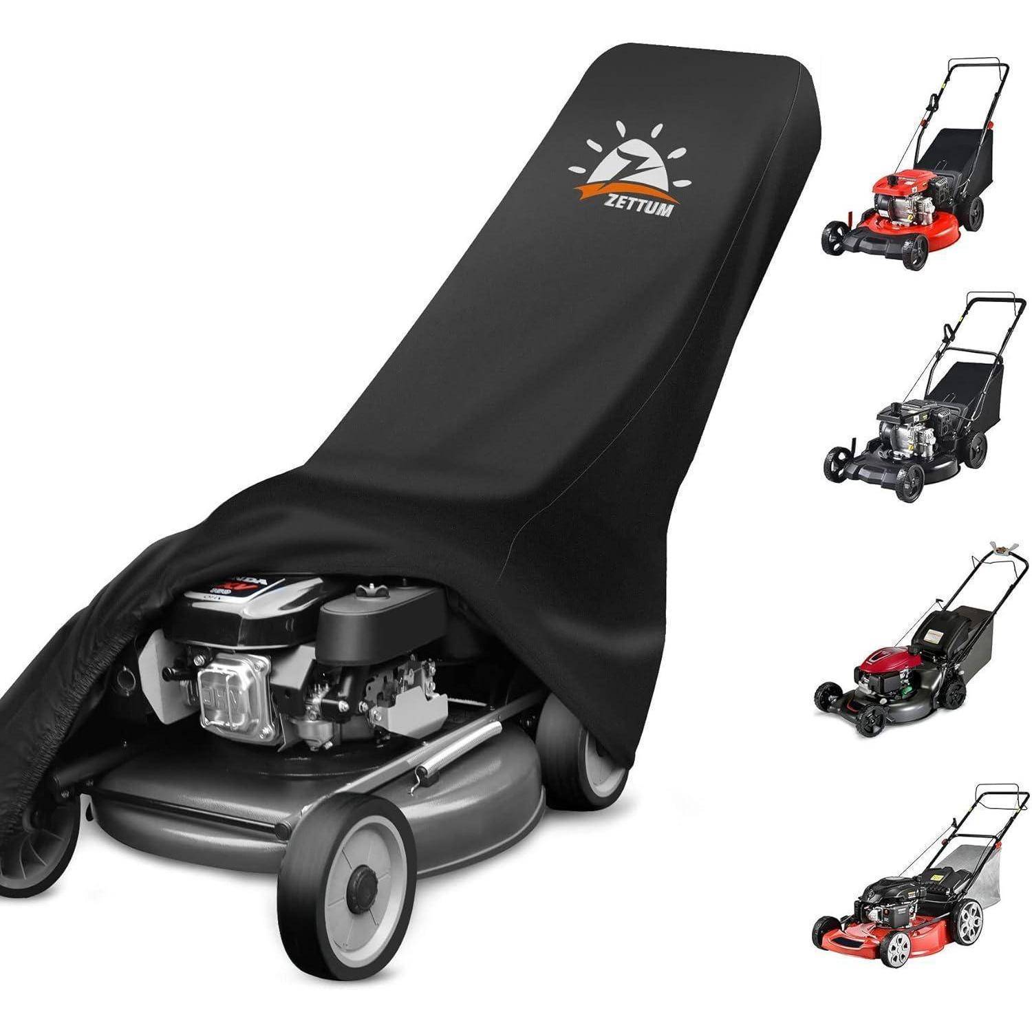 Rasenmäher Abdeckung 600D Oxford PU Beschichtung Wasserdicht Schwarz