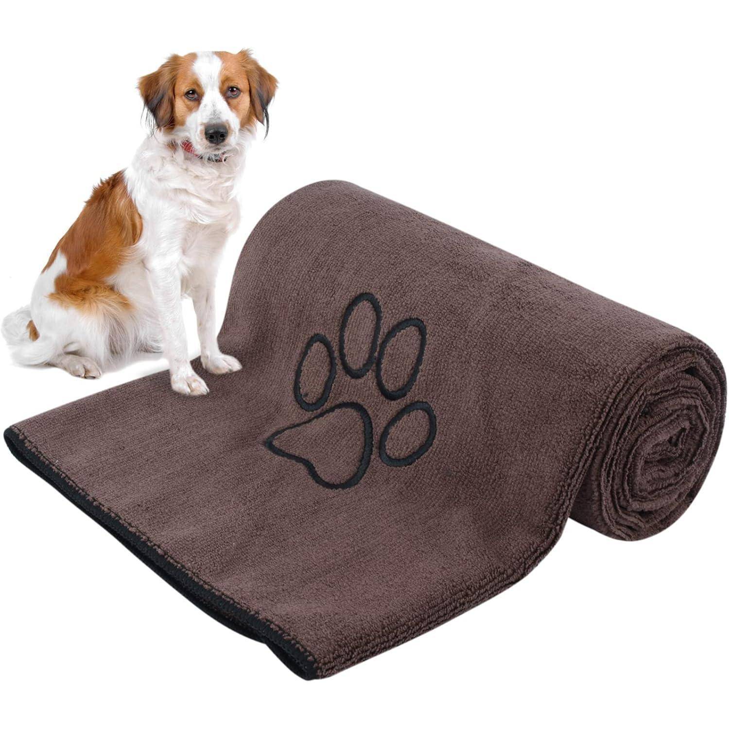 Super saugfähiges Mikrofaser Haustierhandtuch für Hunde und Katzen
