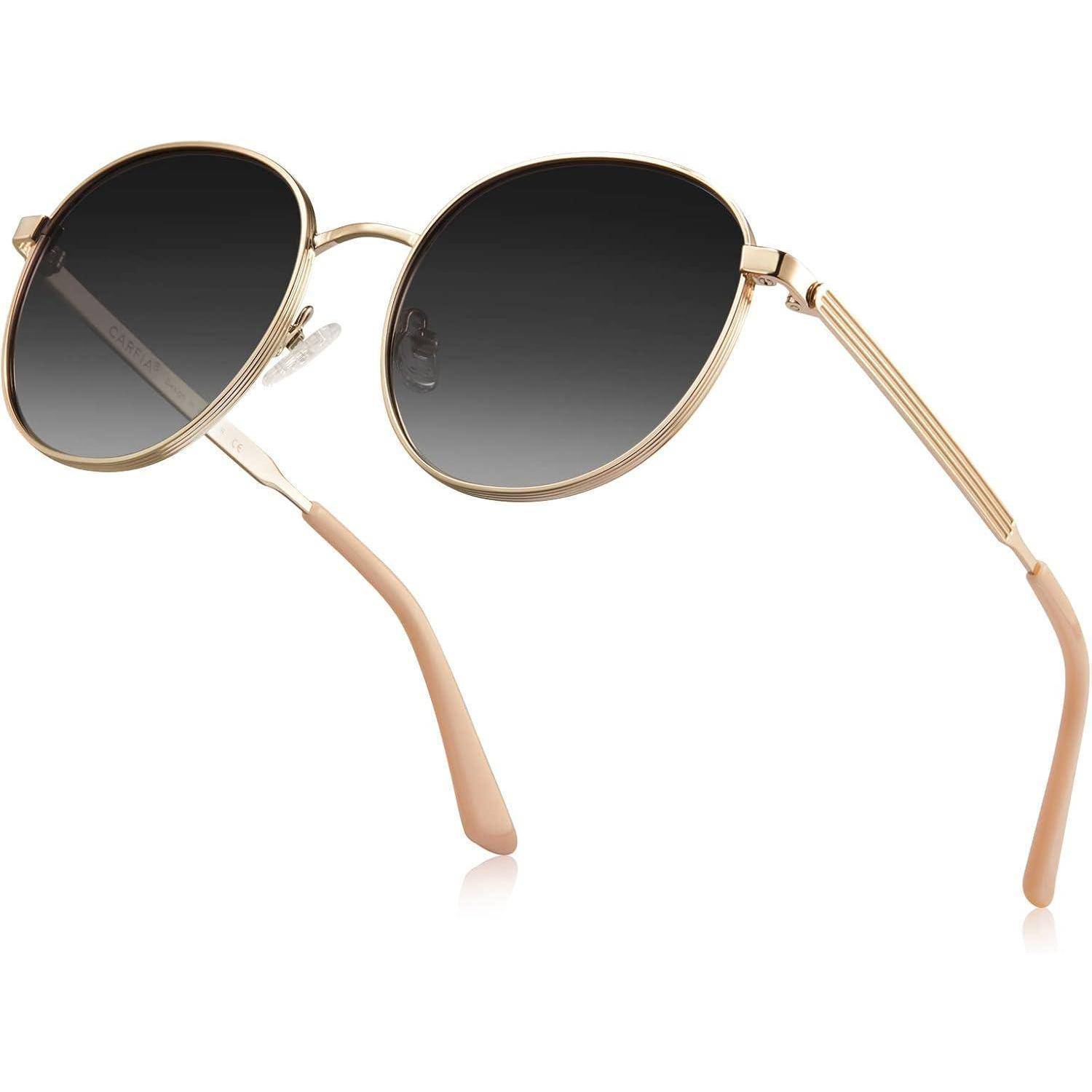 Polarisierte UV400 Retro Sonnenbrille Blaulichtfilter für Damen Herren