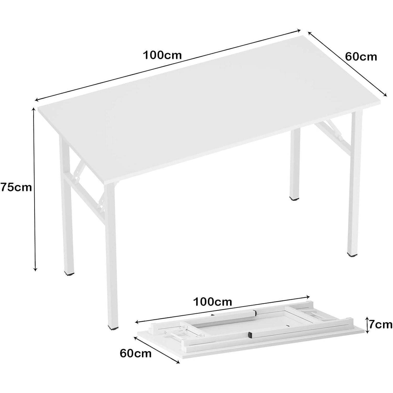 Klapptisch Computertisch 100x60x75 cm Büroarbeitsplatz