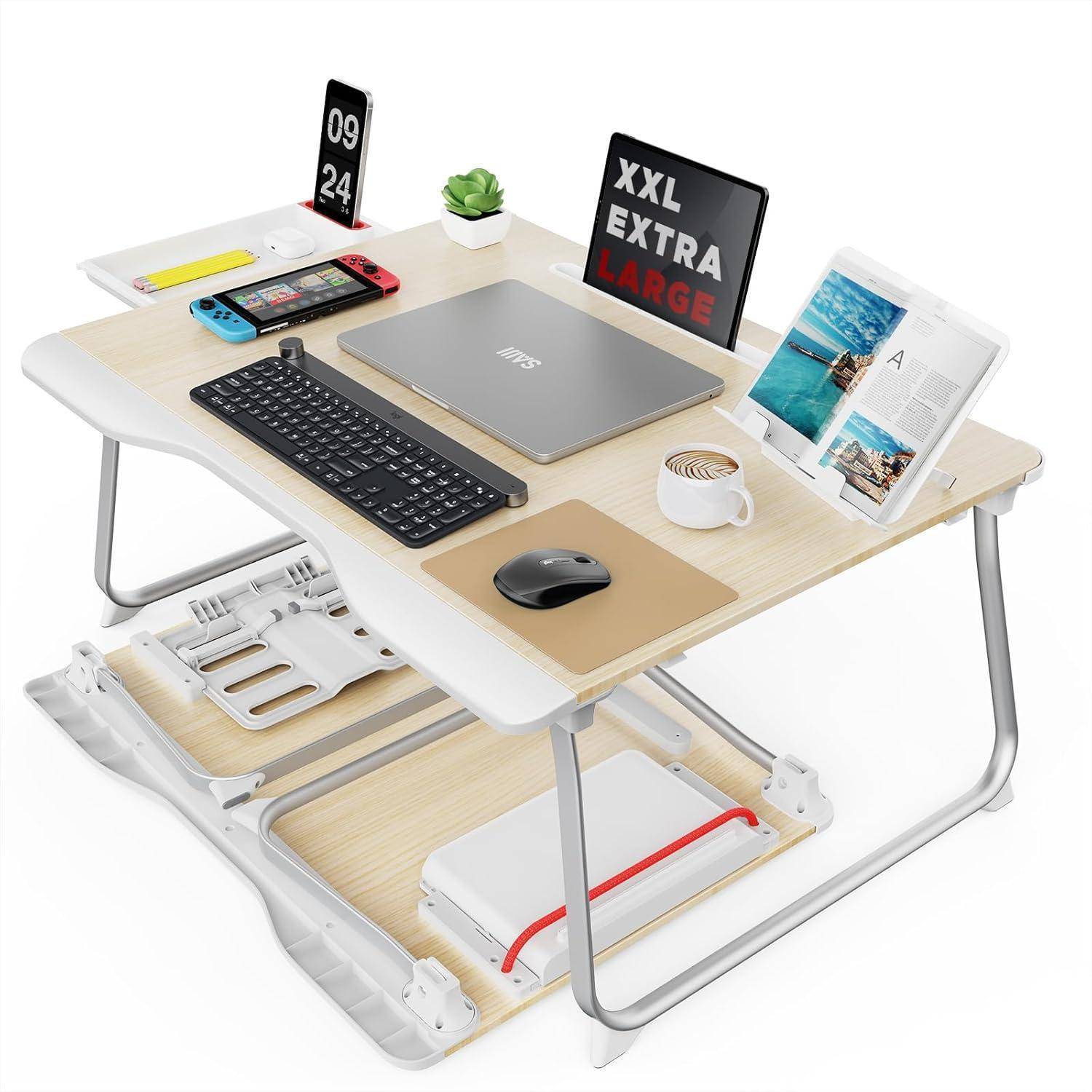 Laptop Tablett XXL klappbar Tisch Lesen Bett Sofa Essen Arbeiten