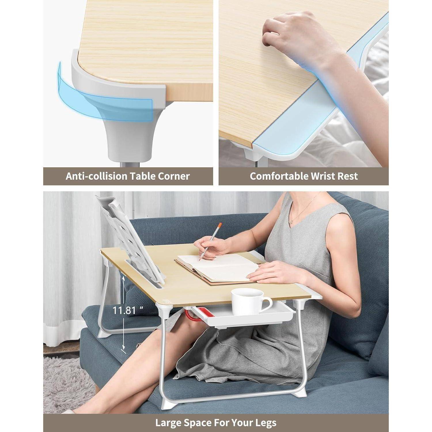Laptop Tablett XXL klappbar Tisch Lesen Bett Sofa Essen Arbeiten