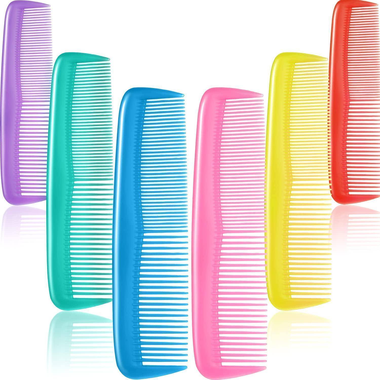 Bunte Haar Kamm Set 12 Stücke Bunte Grobe Feine Ankleiden Kamm