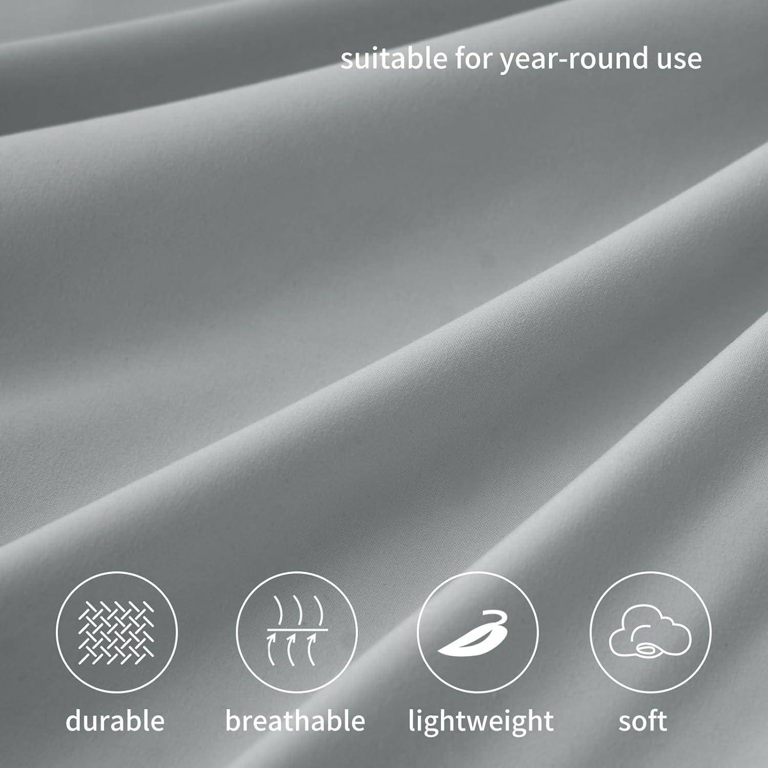 Spannbettlaken 140x200cm Grau Mikrofaser OekoTex 140x200 01 Hellgrau