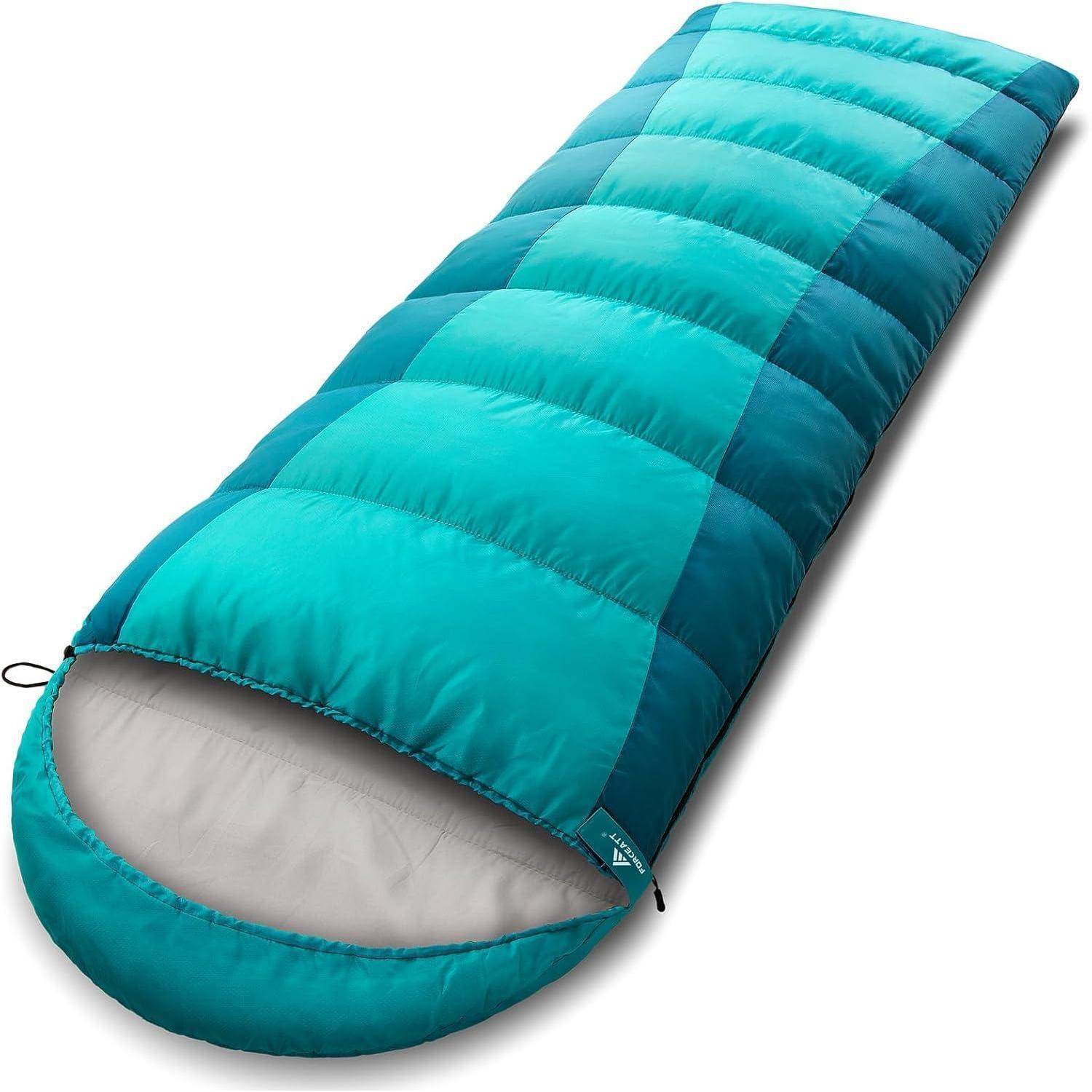 Schlafsack Winter Minus5bis20 bPolyester Liner Blaugrau 10 Grad