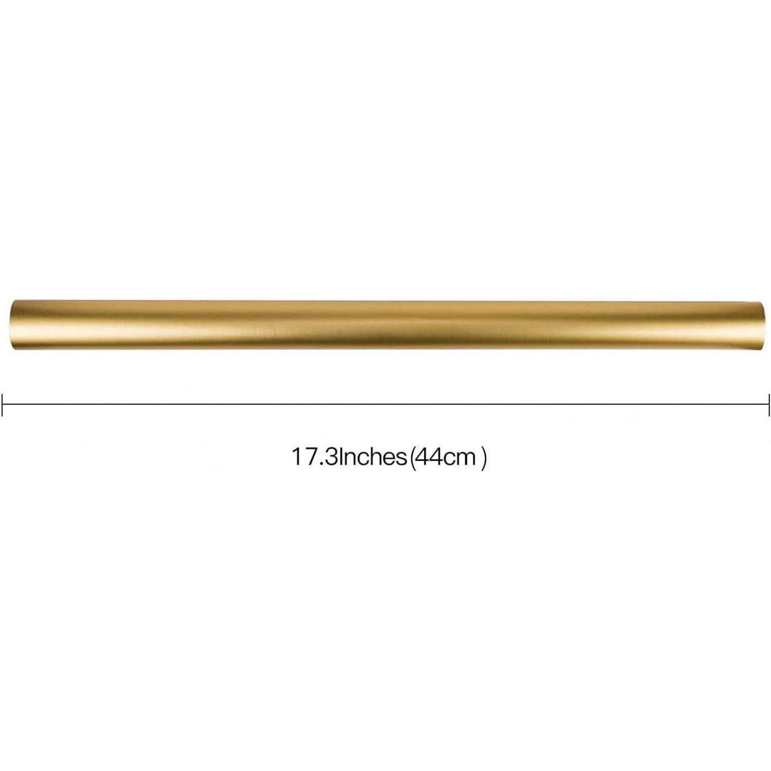 Geschenkpapier Metallic Minirolle 44 cm 10 m Hochzeit Golden