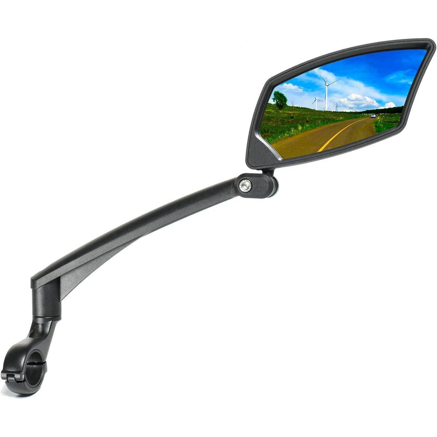 Fahrradspiegel Lenker Glaslinse kratzfest D:Silver Lens for Right side