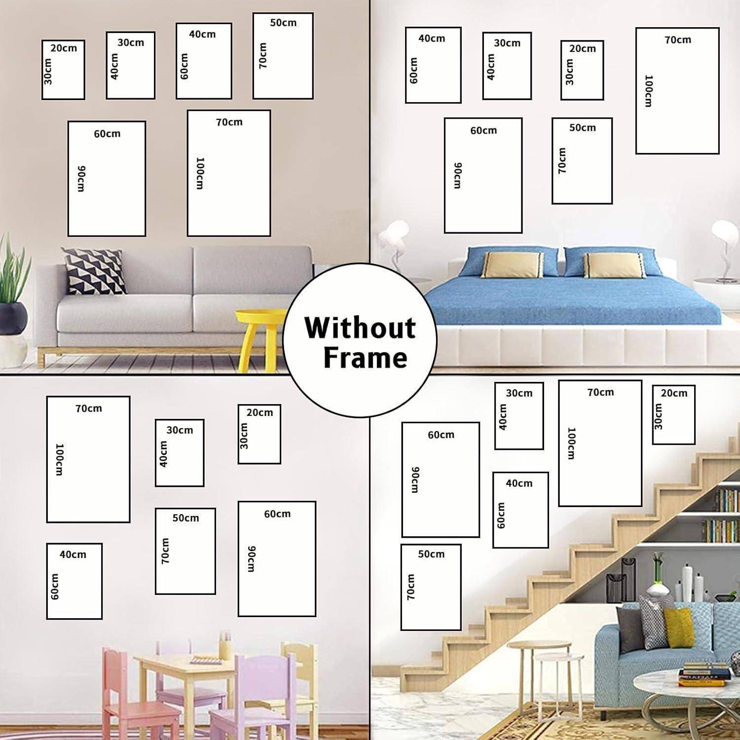 Wandbilder Leinwand Abstrakte Marmor Textur 3PCS-30x40cm Marmoriert 3
