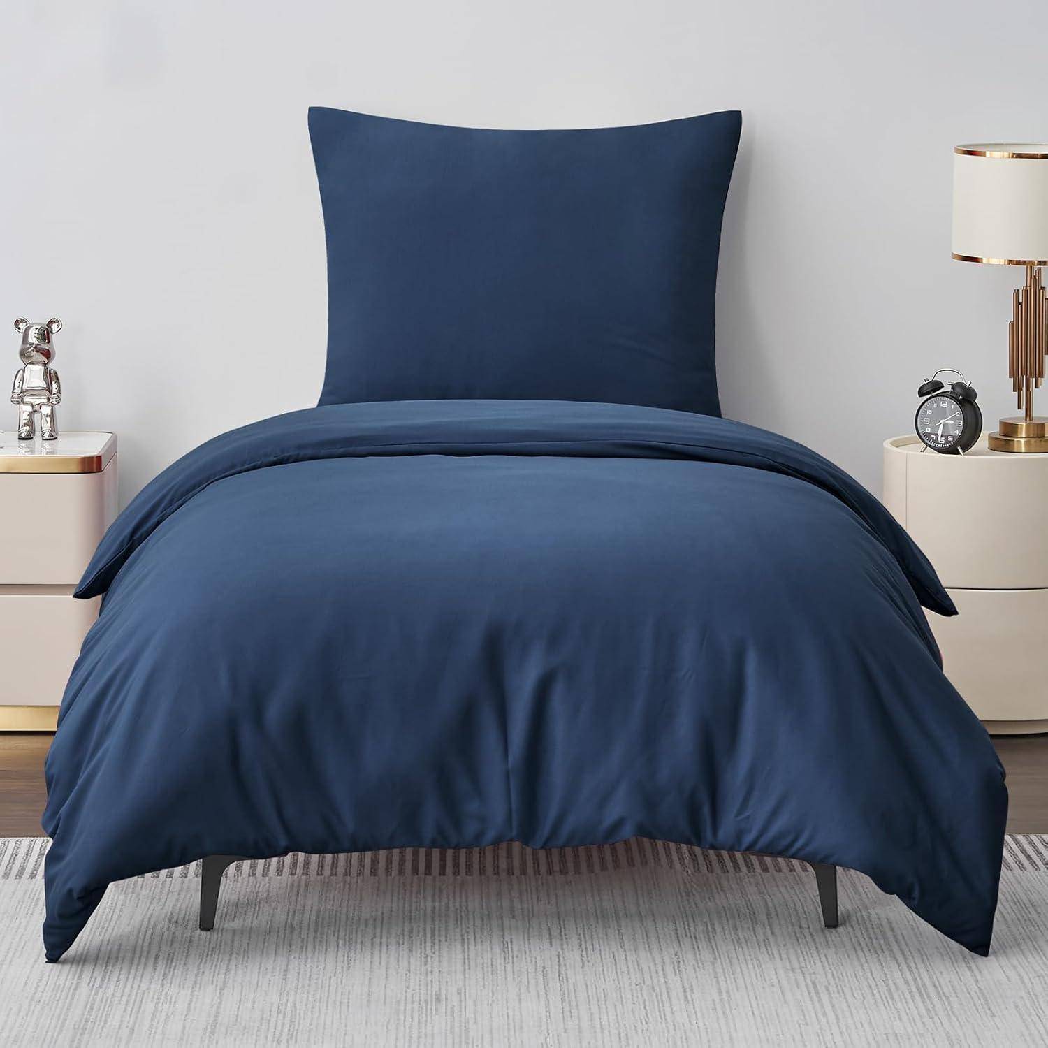 Bettwäsche 155x220 2tlg Mikrofaser 155x220cm+80x80cm 05 Blau
