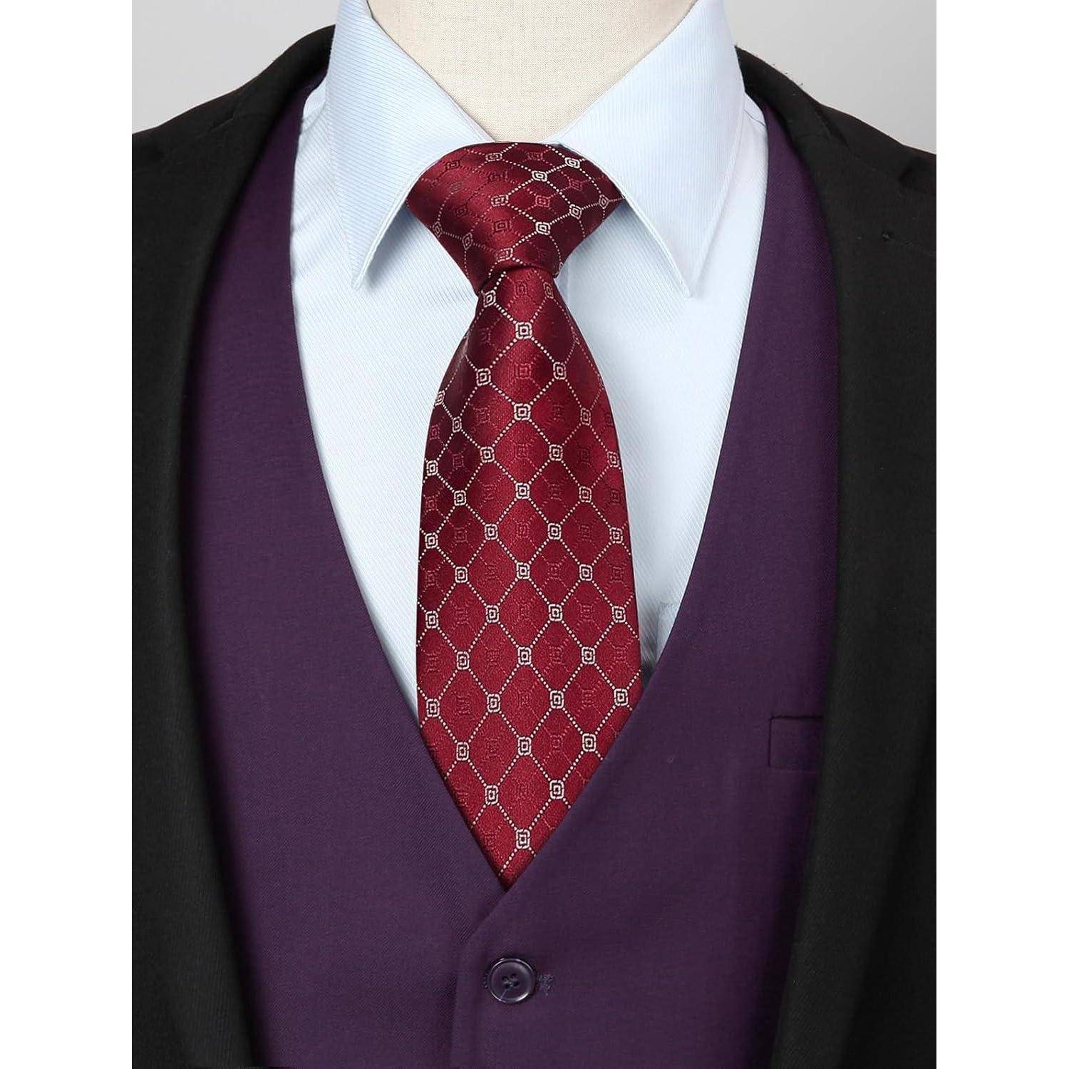 Anzugweste Herren Hochzeit Business Taschen XS 4XL XXL Violett