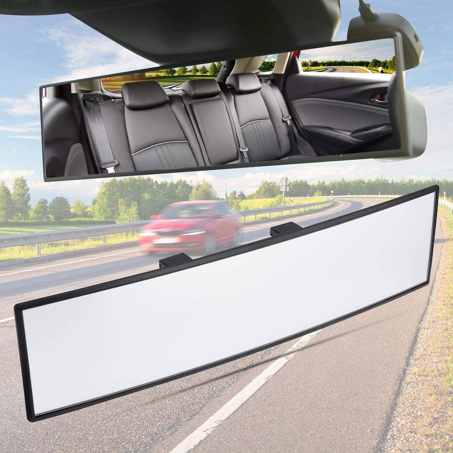 Rückspiegel Panorama Weitwinkel Blendschutz Transparent 300 x 78 mm