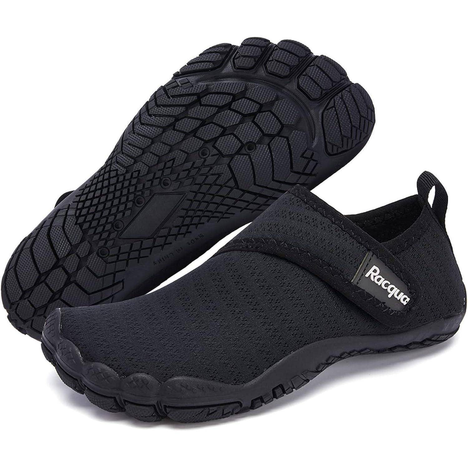 Barfussschuhe Jungen Mädchen Atmungsaktiv 28 EU Wzk163buk Black