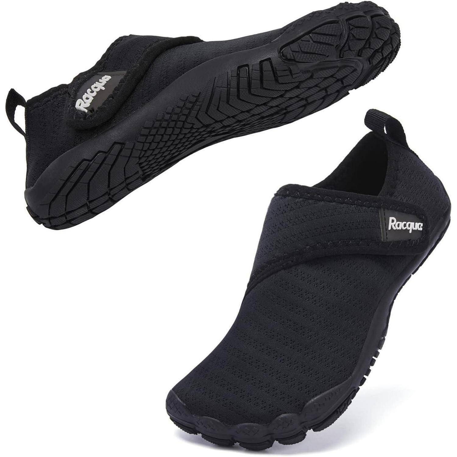 Barfussschuhe Jungen Mädchen Atmungsaktiv 28 EU Wzk163buk Black