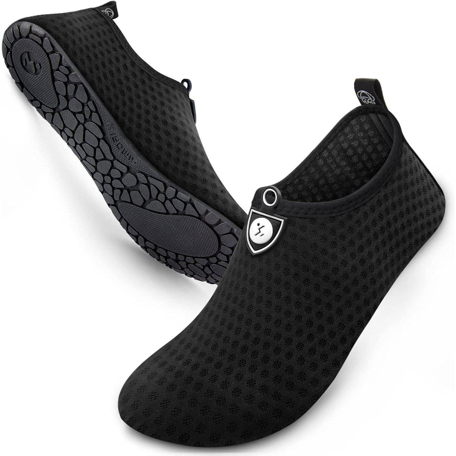 Wasserschuhe Damen Herren Kreisförmig Schwarz 1 34 35 EU
