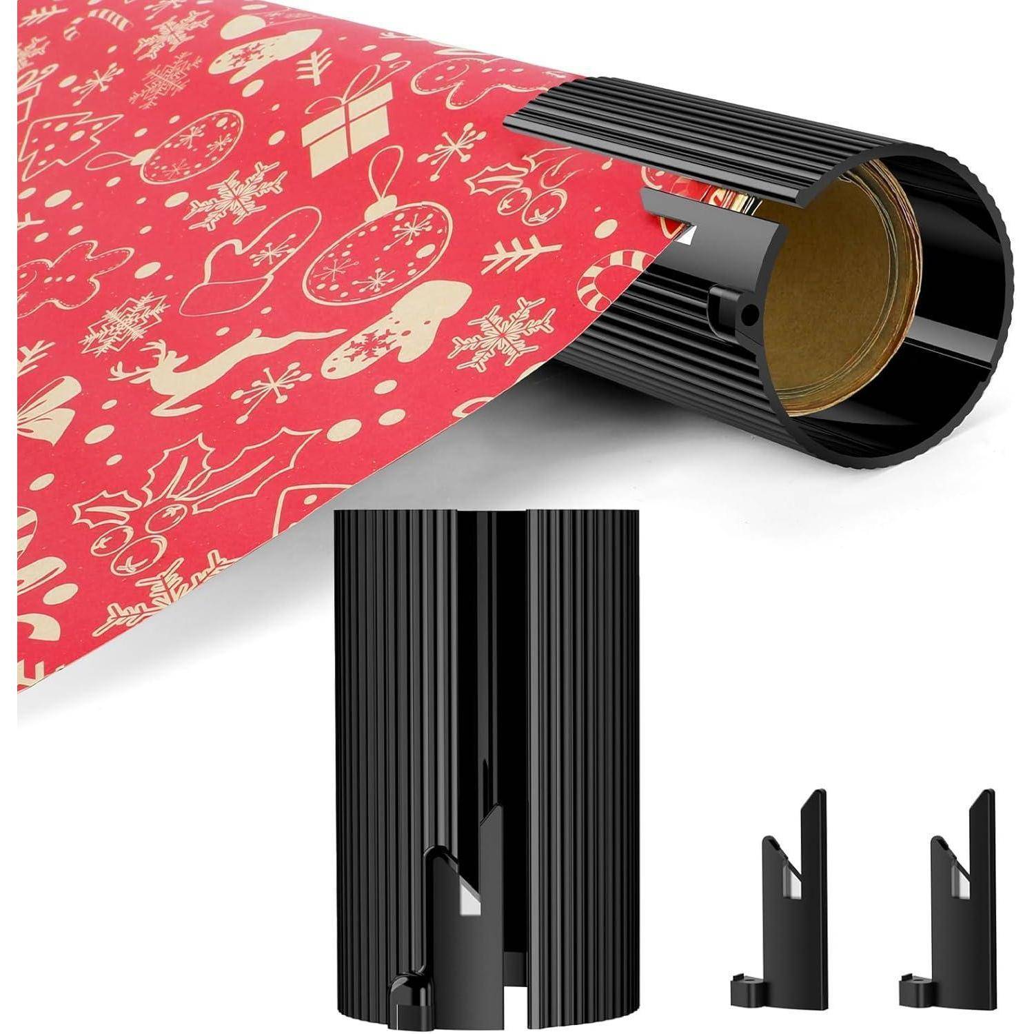 Geschenkpapierschneider Austauschbar Weihnachten 1 Rollen + 3 Klingen