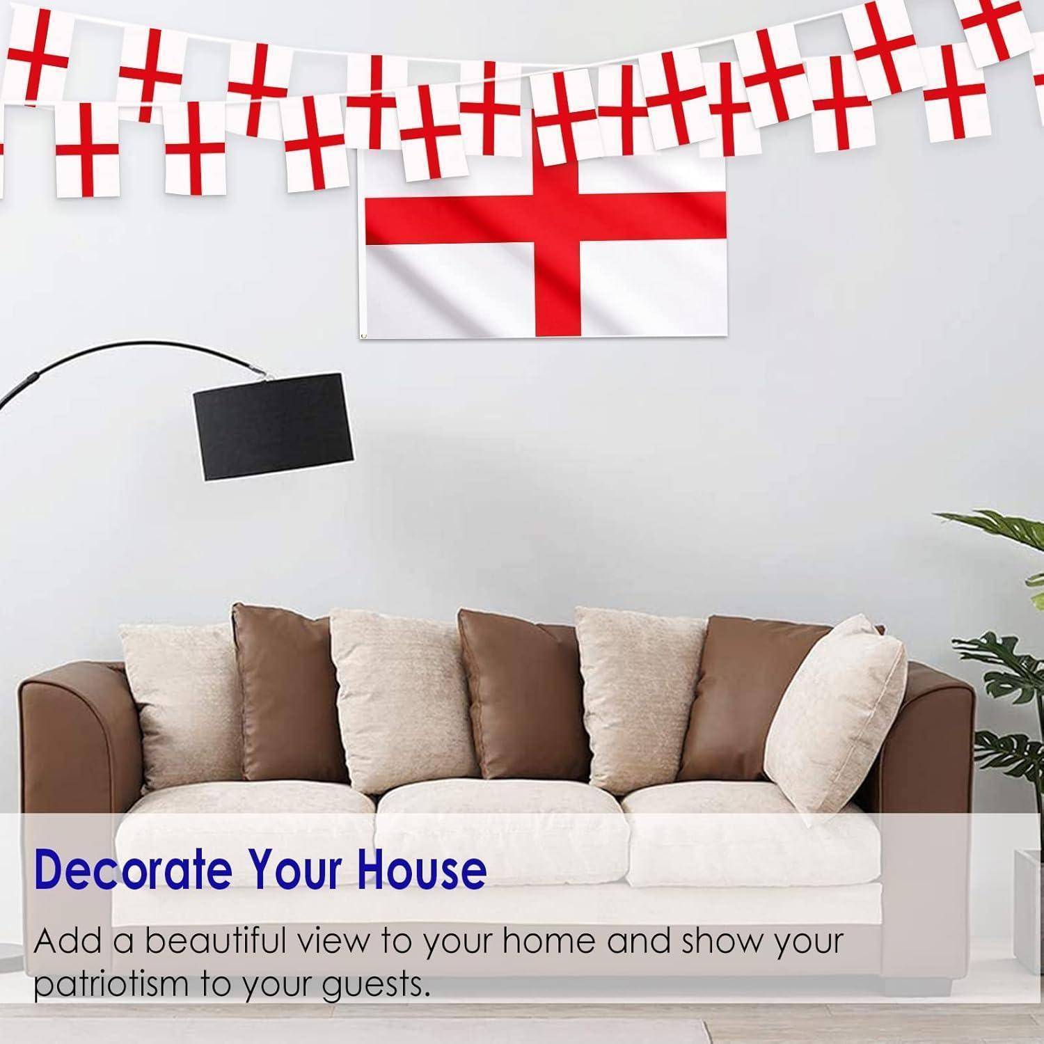 Flagge 150x90cm England St Georges Kreuz 4 Stück England Flagge
