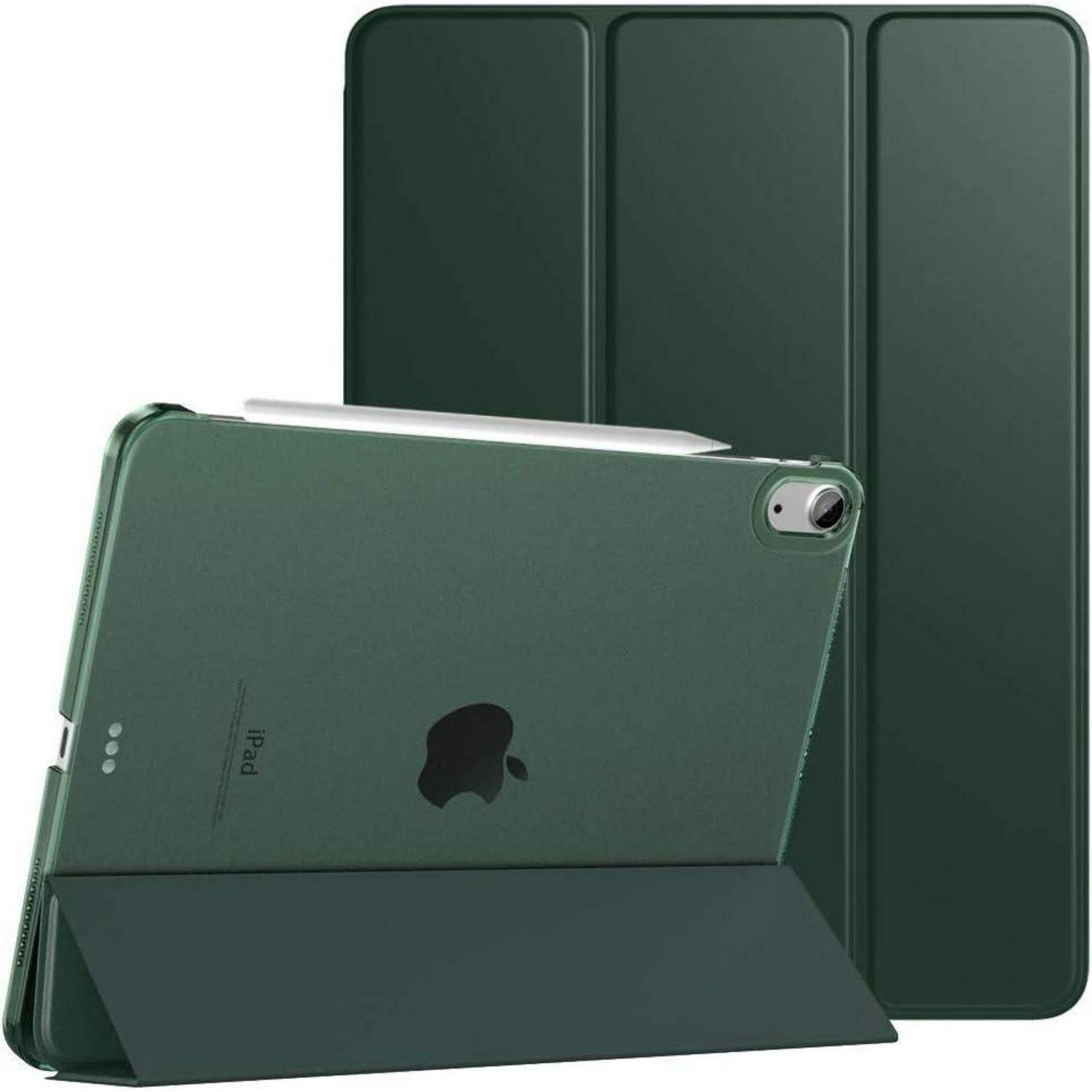 Hülle iPad Air 11 10,9 Zoll Auto Schlaf Aufwach Rückseite Nachtgrün
