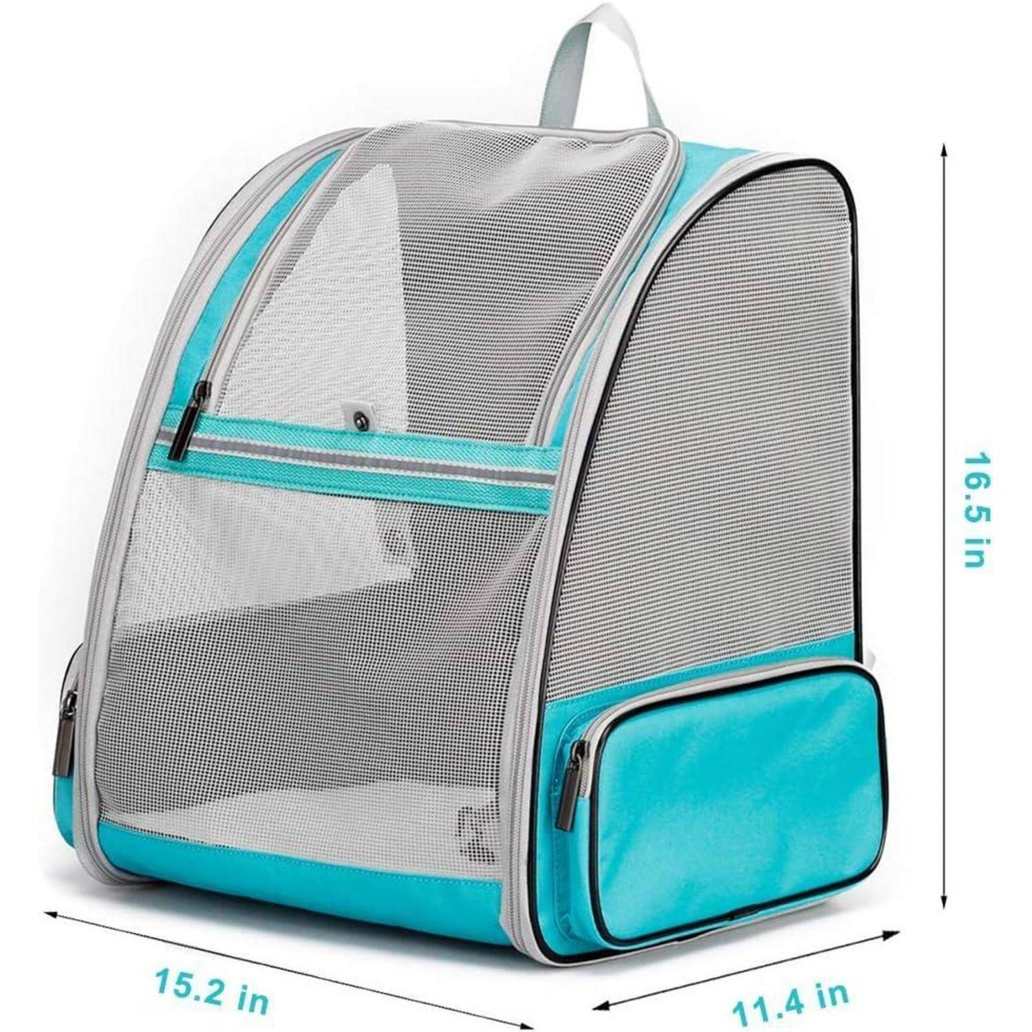Katzenrucksack Haustiertragerucksack Belüftung grün Belüftungsdesign
