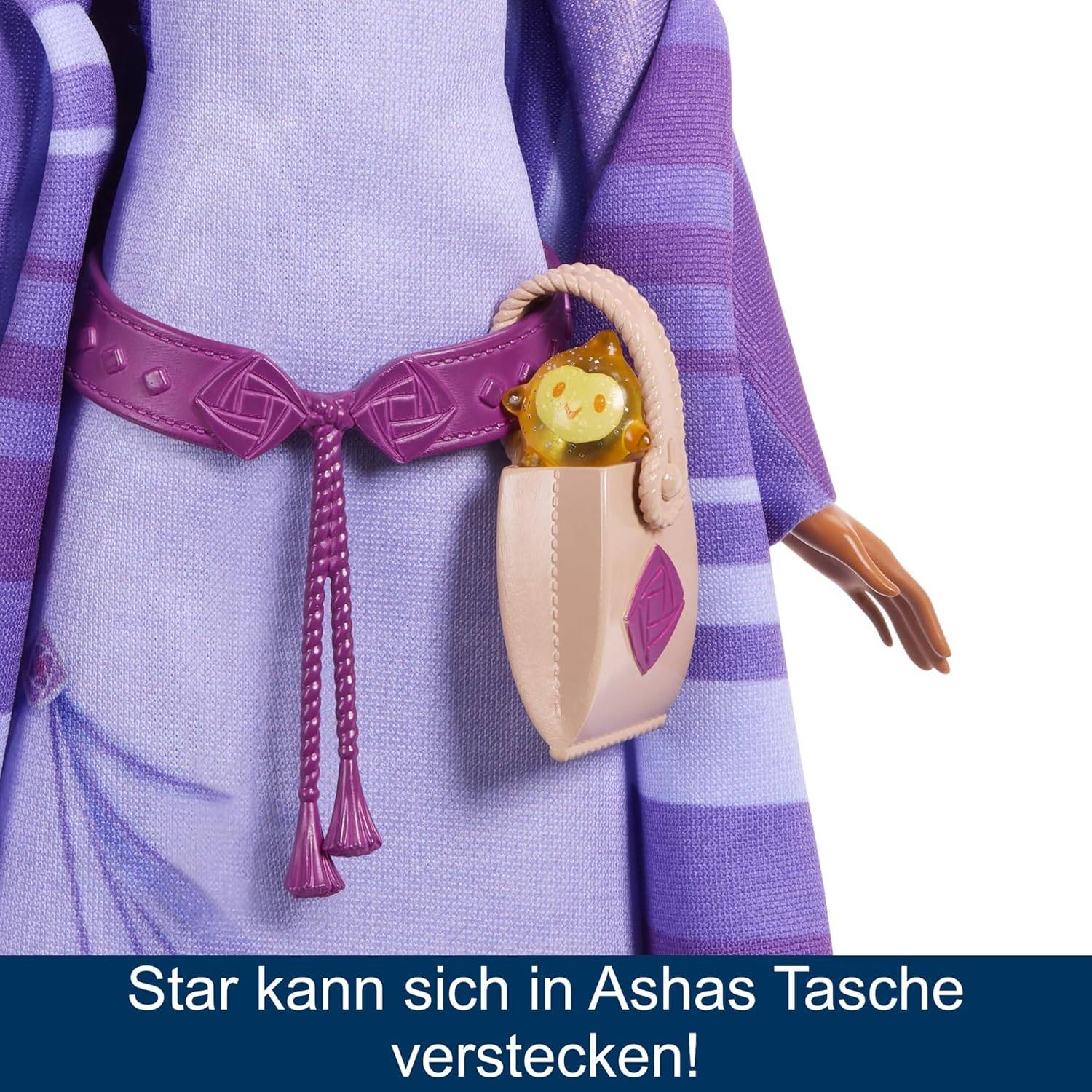 Disney WISH Asha von Rosas Abenteuerpack Puppe mit Kleid Schuhen + Zubehör 3+