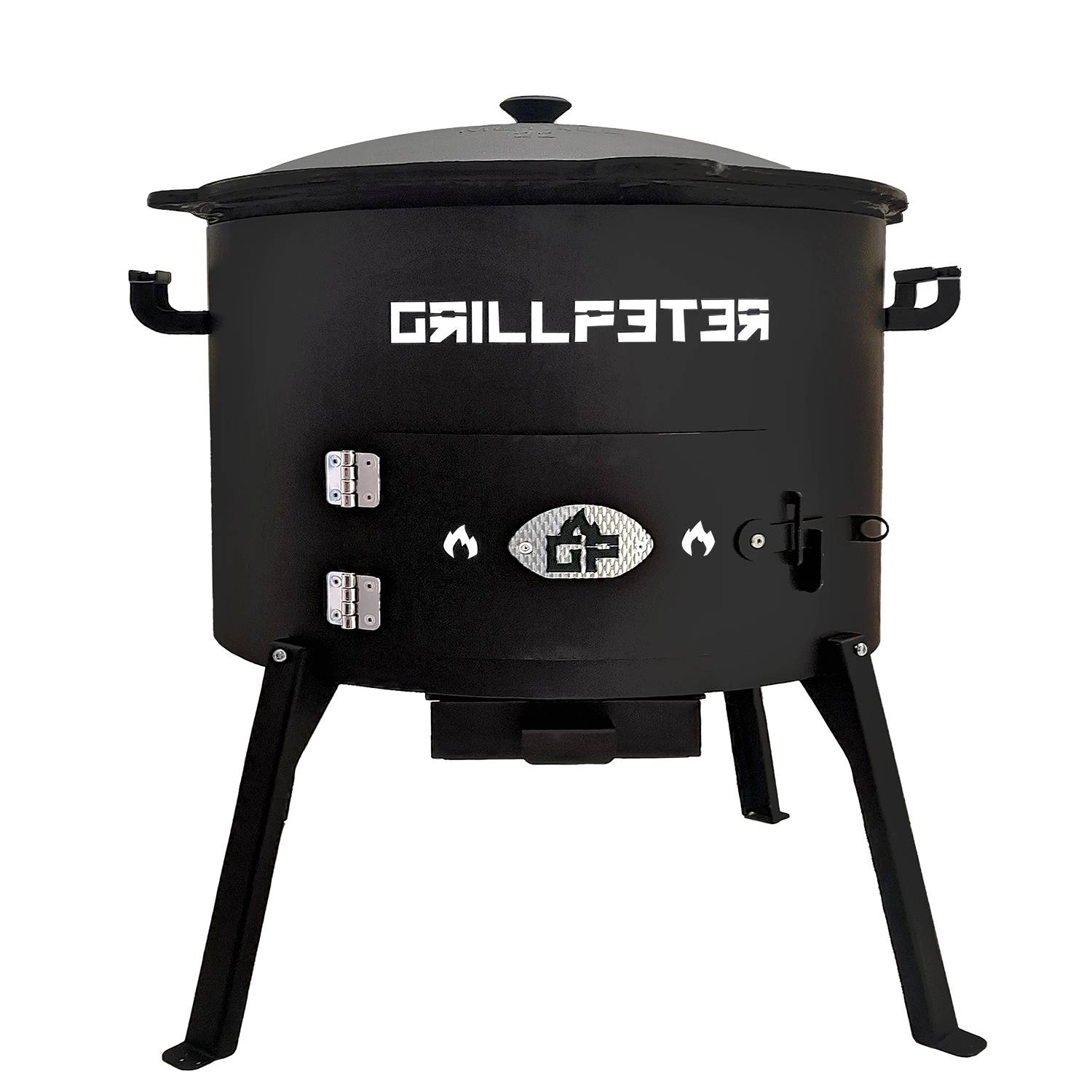 Utschak Nurlan Ø50 cm Kazan 22L Gasbrenner Abdeckhaube