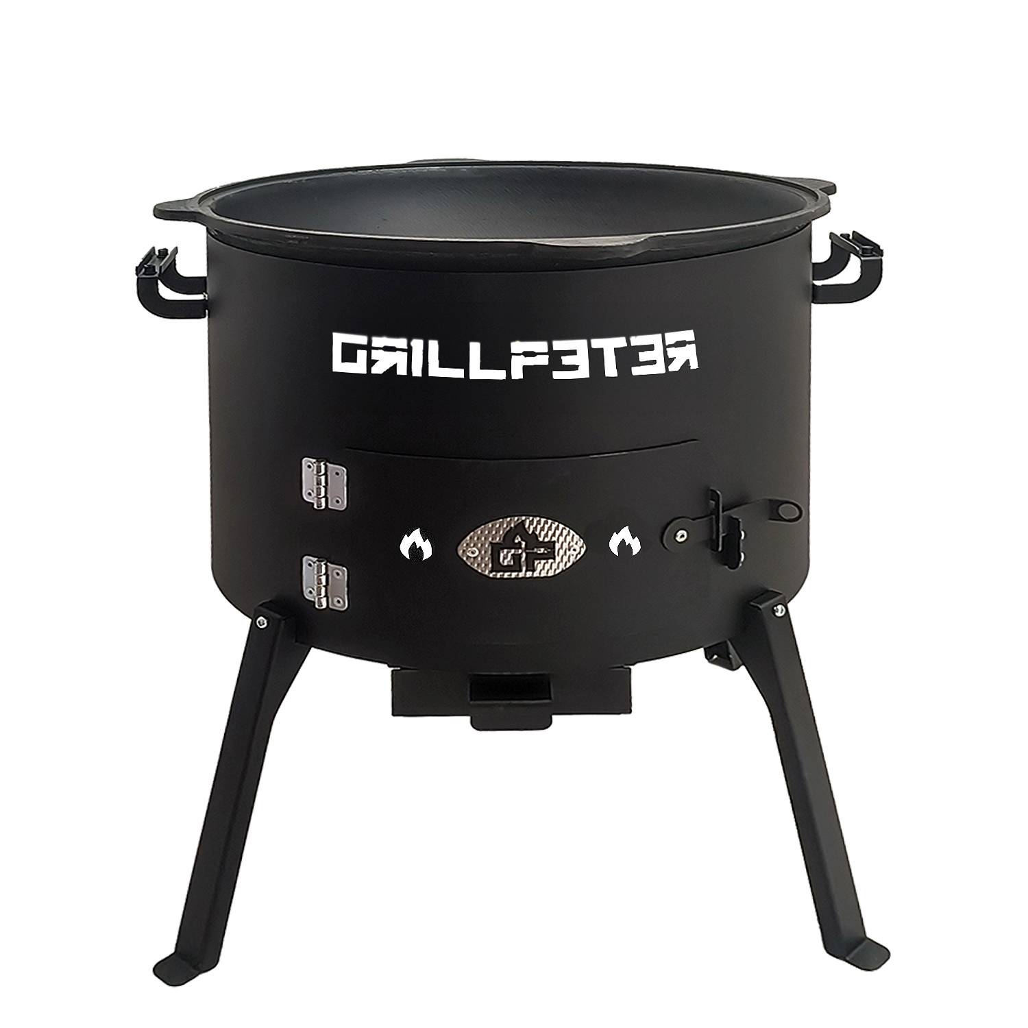 Utschak Nurlan Ø50 cm Kazan 22L aus Gusseisen mit Zubehör