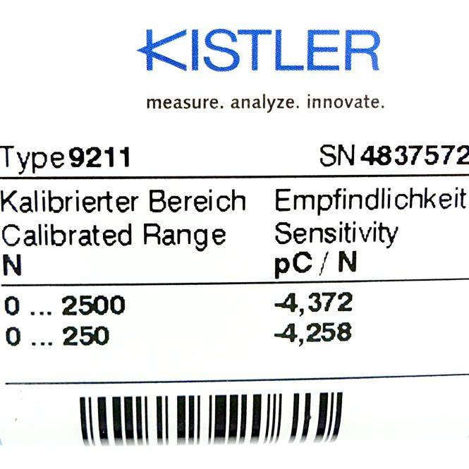 Kistler Miniatur Kraftsensor (9211)