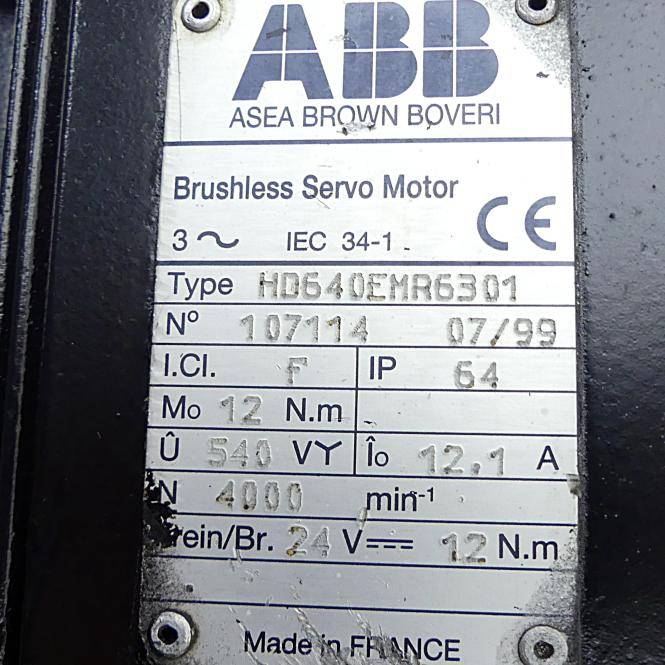 ABB Bürstenloser Servomotor HD640EMR6301 (107114)