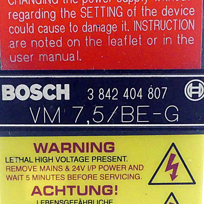 BOSCH Stromversorgung VM 7,5/BE-G (3 842 404 807)
