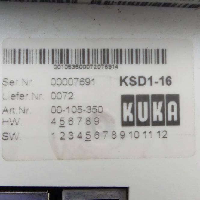 KUKA Servomodul KSD1-16 (00-105-350)