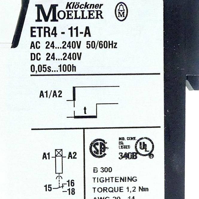 Moeller Zeitrelais (ETR4-11-A)