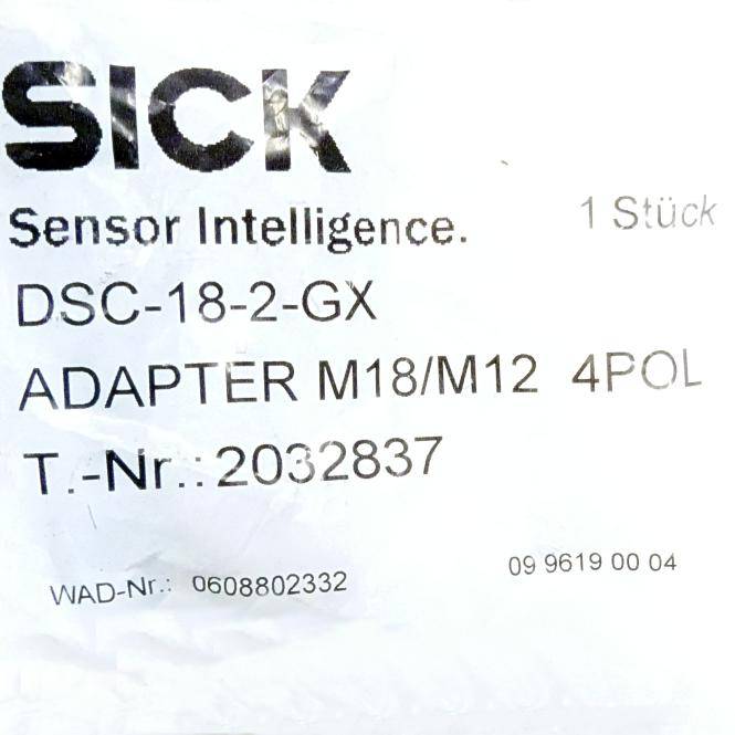 SICK Adapter DSC-18-2-GX (2032837)