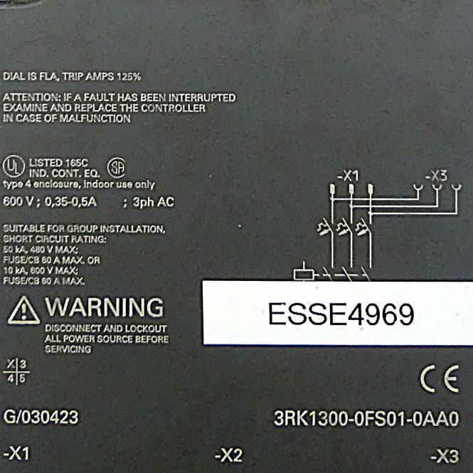 Siemens Direktstarter (3RK1300-0FS01-0AA0)