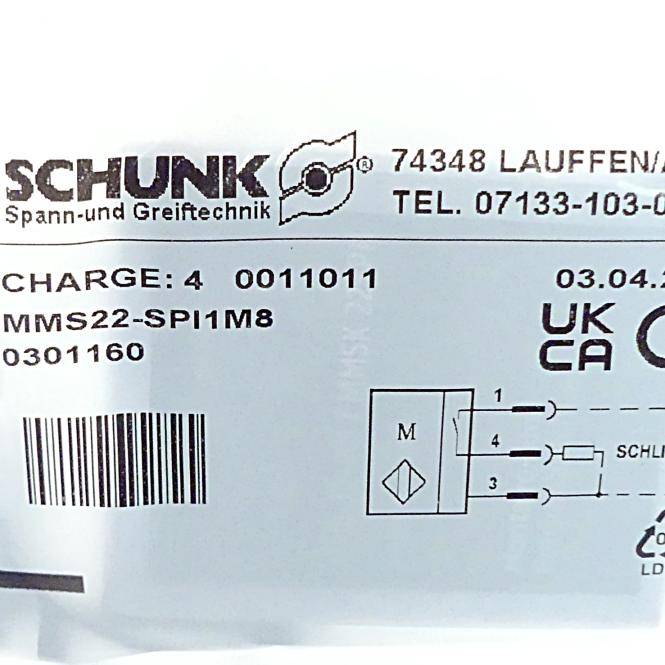 SCHUNK Programmierbare Magnetschalter MMS22-SPI1M8 (0301160)