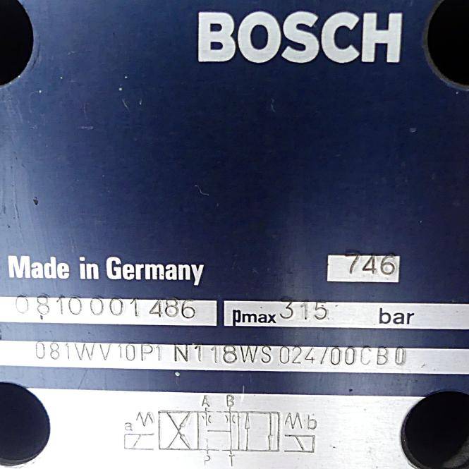 Bosch Hydraulikventil 081WV10P1 N118WS 024/00CB0 (0 810 001 486)