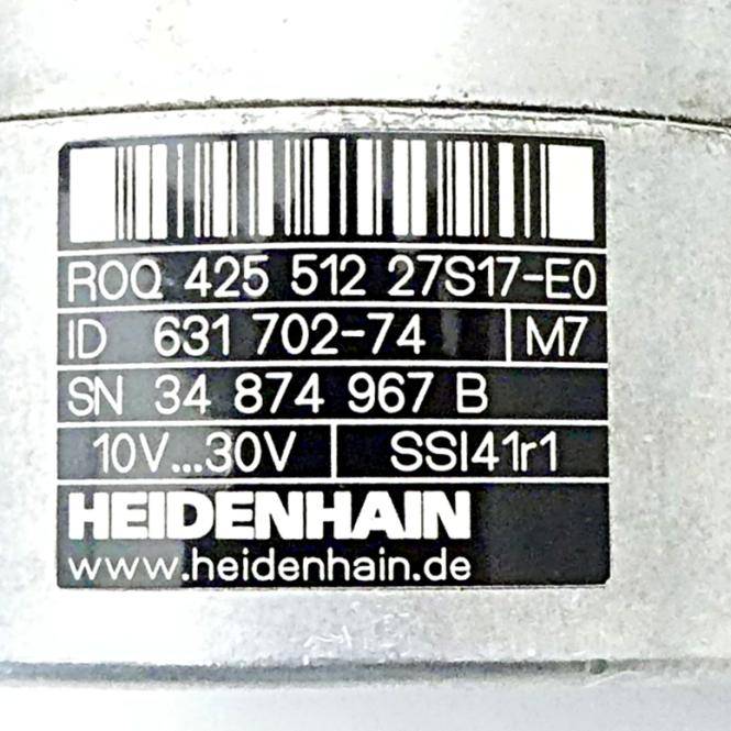 HEIDENHAIN Drehgeber ROQ 425 512 27S17-E0 (631 702-74)