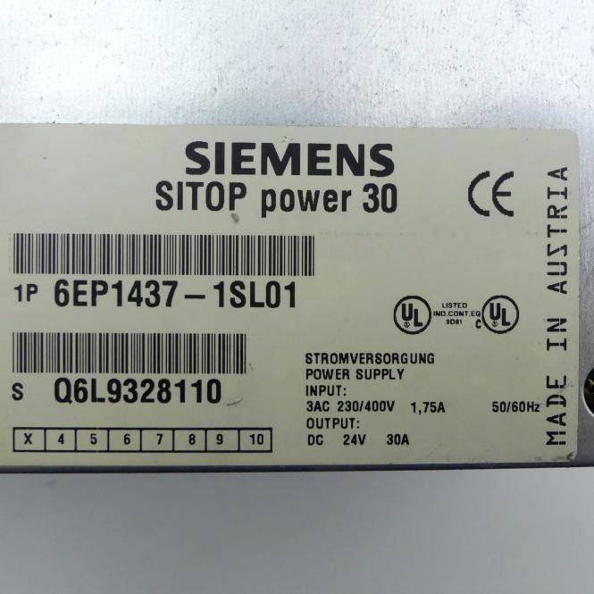 Siemens Netzgerät SITOP Power 30 (6EP1437-1SL01)