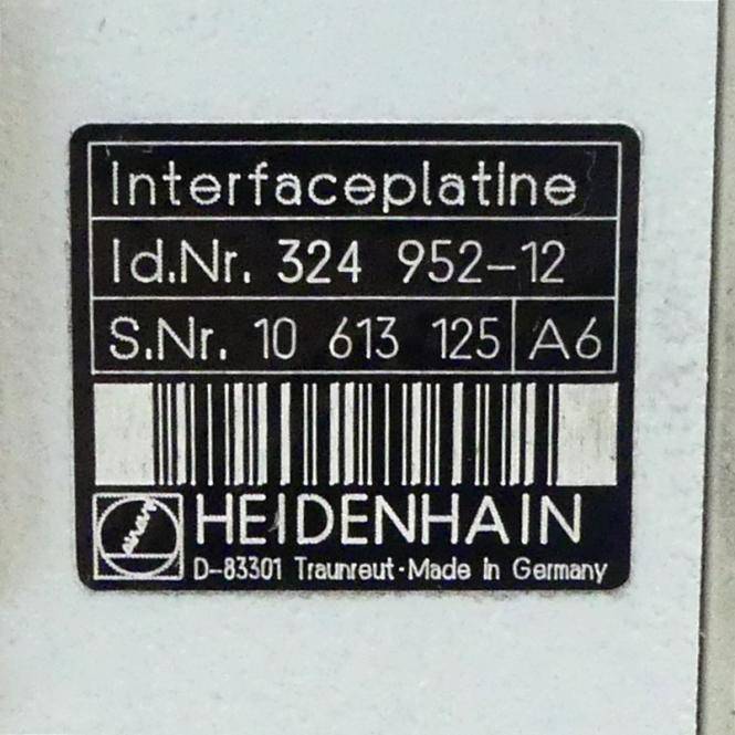 HEIDENHAIN Schnittstellenplatine (324 952-12)