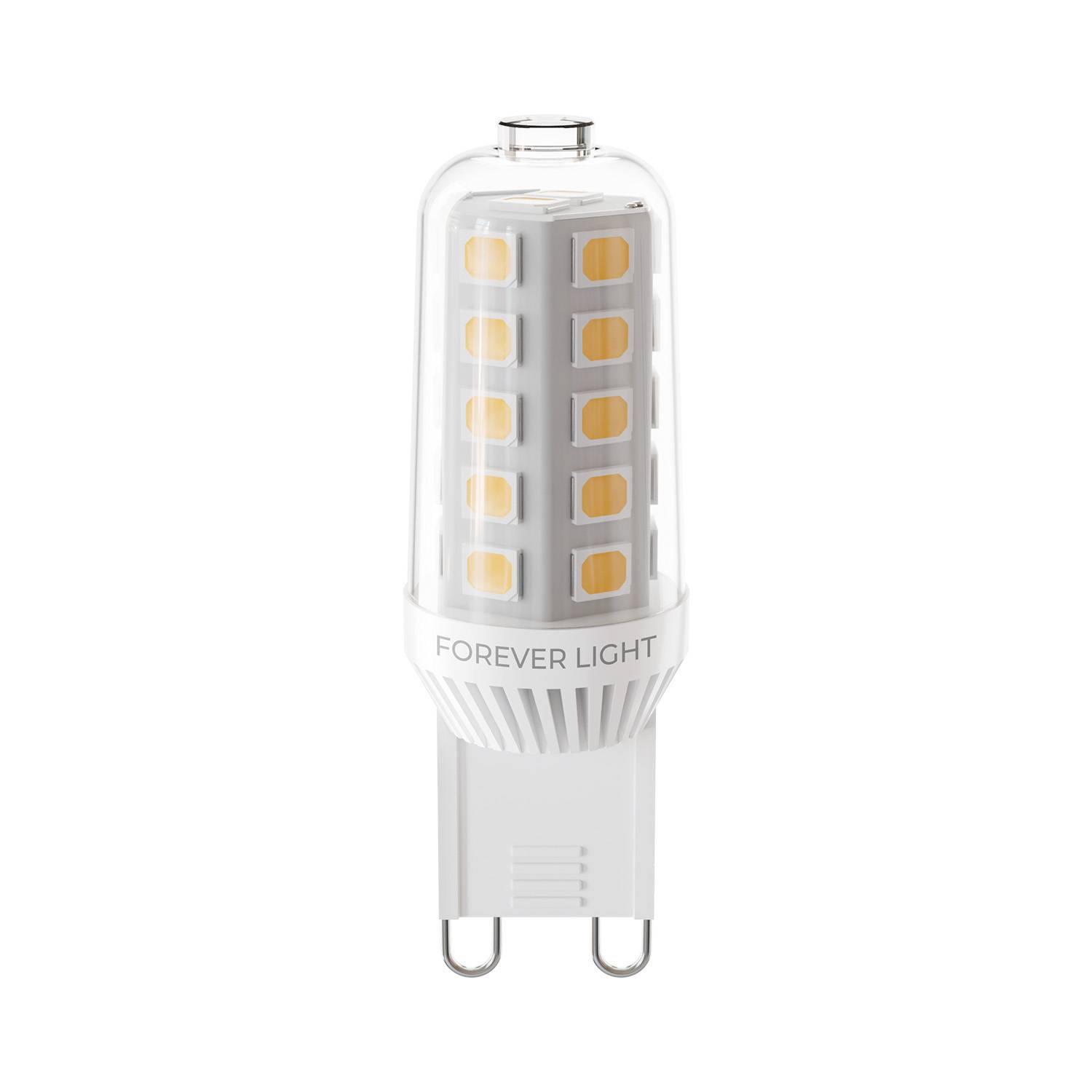 Forever Light LED Lampe G9 3.6W 440lm Warmweiß 3000K Keramik Energieklasse E