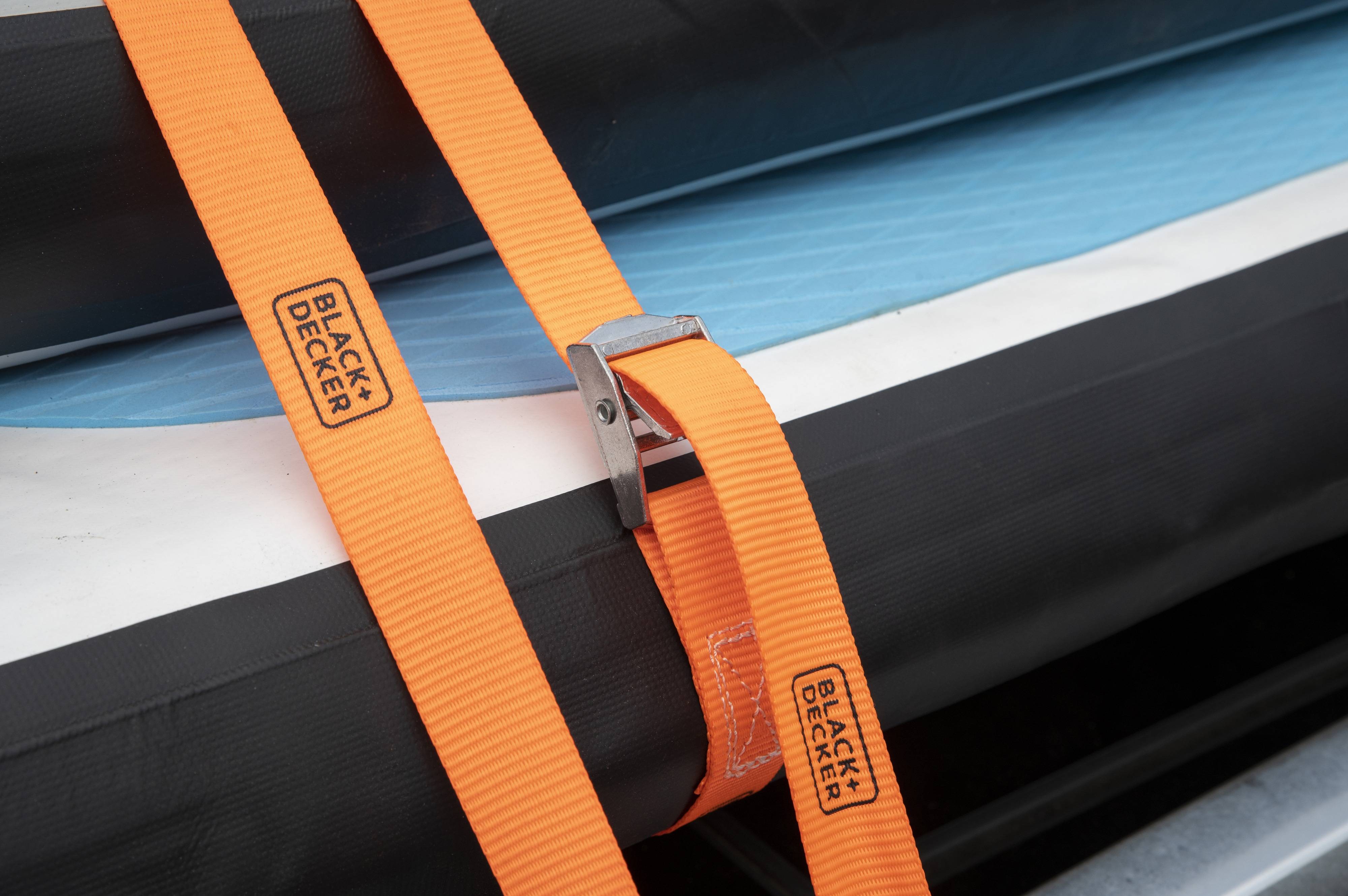 BLACK & DECKER Spanngurte-Satz, 25x2500 mm, 2 Stück