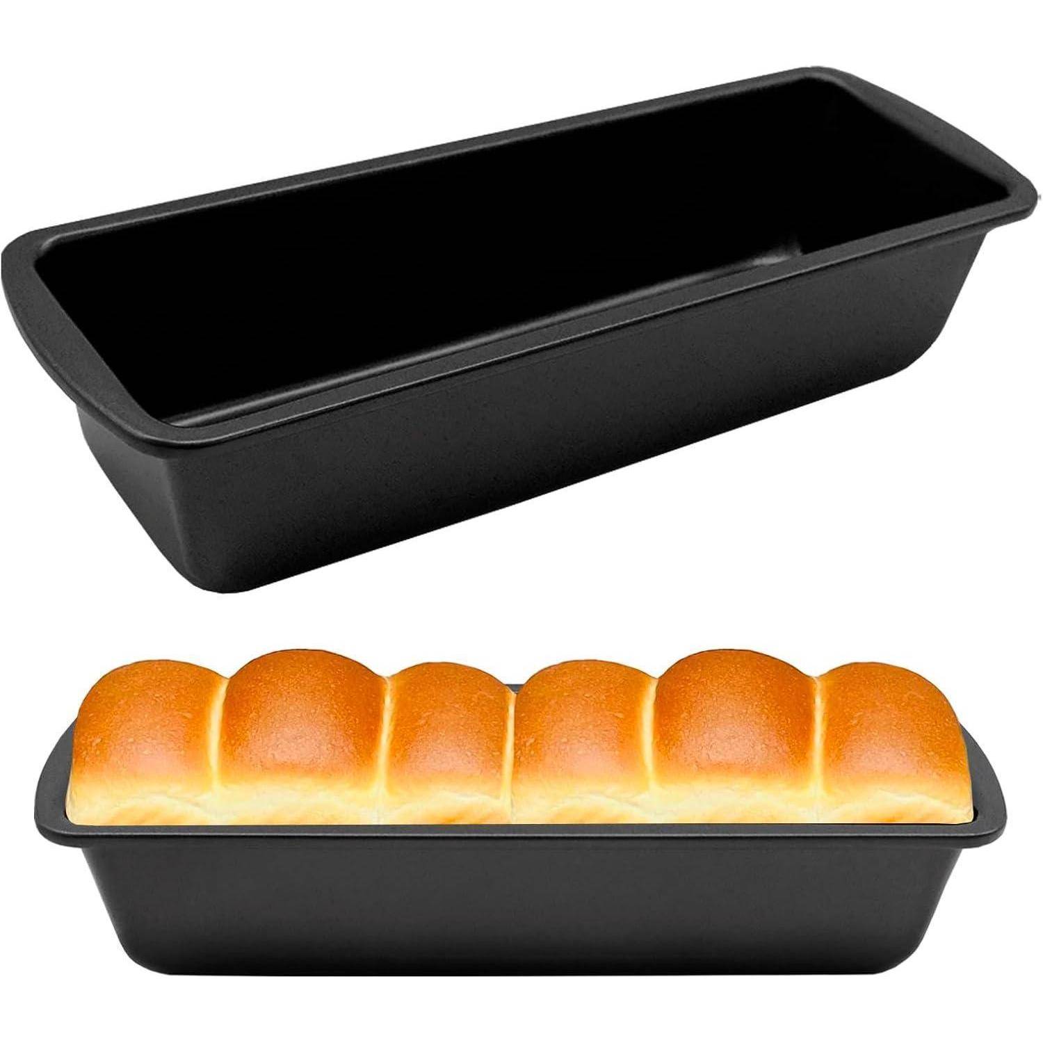 Brotbackform Kastenform Edelstahl Antihaft Rechteckig 2er 27x9,5x6cm